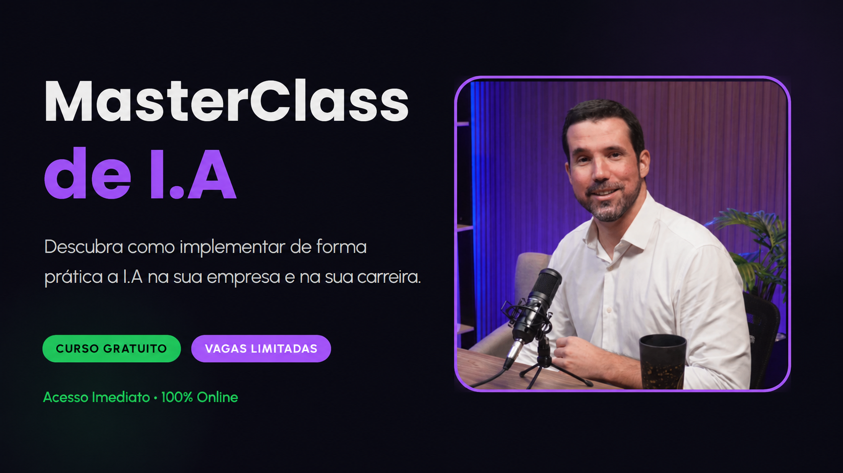 Masterclass — Introdução à I.A Generativa